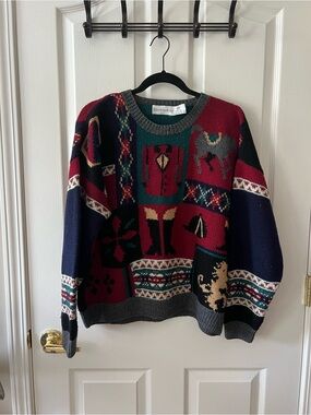Vintage Robert Scott 100% Wool Sweater